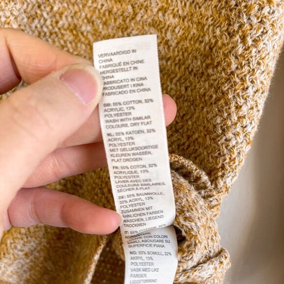 Fat Face Mustard Sweater Size 2 - Picture 4 of 8